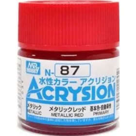 Mr. Hobby - Mr Hobby -Gunze Acrysion (10 ml) Metallic Red