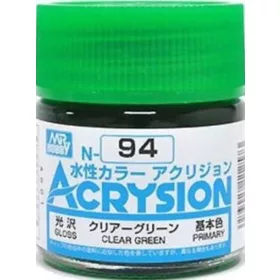 Mr. Hobby - Mr Hobby -Gunze Acrysion (10 ml) Clear Green