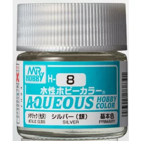 Mr. Hobby - Aqueous Hobby Color - Renew (10 ml) Sliver H-008