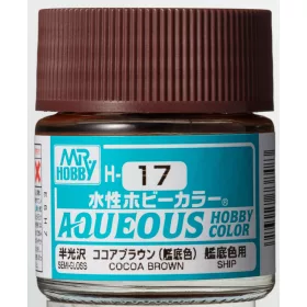   Mr. Hobby - Aqueous Hobby Color - Renew (10 ml) Cocoa Brown H-017