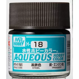 Mr. Hobby - Aqueous Hobby Color - Renew (10 ml) Steel H-018