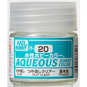   Mr. Hobby - Aqueous Hobby Color - Renew (10 ml) Flat Clear H-020