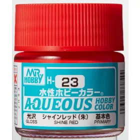   Mr. Hobby - Aqueous Hobby Color - Renew (10 ml) Shine Red H-023
