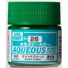   Mr. Hobby - Aqueous Hobby Color - Renew (10 ml) Brigth Green H-026