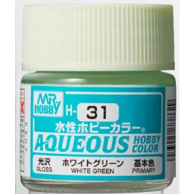   Mr. Hobby - Aqueous Hobby Color - Renew (10 ml) White Green H-031