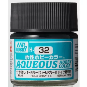   Mr. Hobby - Aqueous Hobby Color - Renew (10 ml) Field Gray (1) H-032