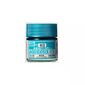   Mr. Hobby - Aqueous Hobby Color - Renew (10 ml) Metallic Blue Green H-063