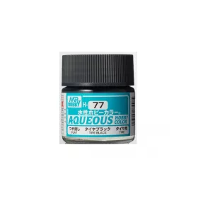   Mr. Hobby - Aqueous Hobby Color - Renew (10 ml) Tire Black H-077