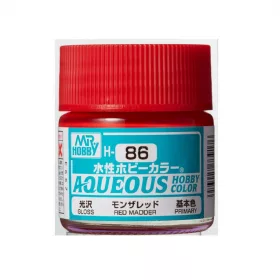   Mr. Hobby - Aqueous Hobby Color H-086 Renew (10 ml) Red Madder