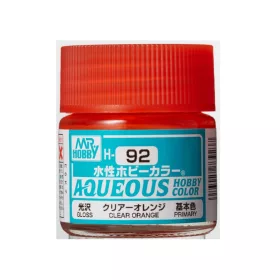   Mr. Hobby - Aqueous Hobby Color H-092 Renew (10 ml) Clear Orange