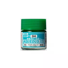   Mr. Hobby - Aqueous Hobby Color - Renew (10 ml) Clear Green H-094
