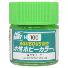   Mr Hobby - Mr Hobby -Gunze Aqueous Hobby Colors  (10 ml) Fluorescent Green