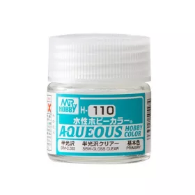   Mr. Hobby - Aqueous Hobby Color H-110 Renew (10 ml) Semi-Gloss Clear
