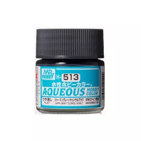   Mr. Hobby - Aqueous Hobby Color H-513 Renew (10 ml) Dark Gray "Dunkelgrau"