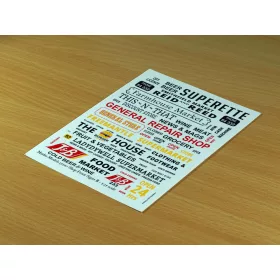 Matho Models - Shop Front Signs B