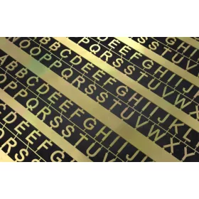 Matho Models - PE Letters: 4 mm (UPPERCASE)