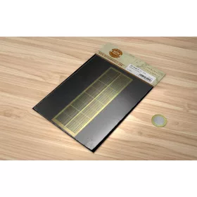   Matho Models - PE Brass Strips C: 0 2 - 1 mm (0 15mm thickness)