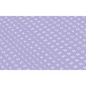   Matho Models - Decal Letters (UPPERCASE) - 1.5mm, white, type 1