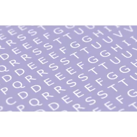   Matho Models - Decal Letters (UPPERCASE) - 3mm, white, type 1