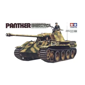 Tamiya - German Panther Ausf A Medium Tank - 2 Figures