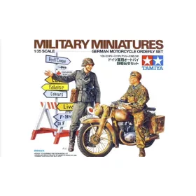 Tamiya - German Motorcycle Orderly - 2 Figures