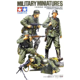 Tamiya - German Infantry Set - (French Campaign) - 5 figures