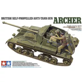   Tamiya - British Anti Tank Gun Archer - Self Propelled - 3 figures