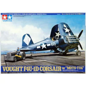 Tamiya - F4U-1D Corsair with 'Moto-Tug' - 1 figure