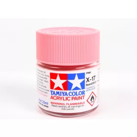 Tamiya X-17 Rózsaszín fényes 23 ml - festék