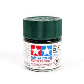 Tamiya XF-70 Sötétzöld matt 23 ml - festék