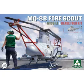 Takom - MQ-8B Fire Scout W/Missile &Blade Fold Kit