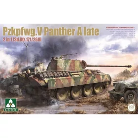 Takom - Pzkpfwg.V Panther A late  2in1 (Sd.Kfz.171/268)