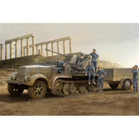   Trumpeter - German3.7Cm Flak37 Auf Selbstfahrlafette (Sd.Kfz.7/2 Early Version)