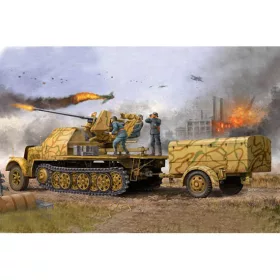   Trumpeter - German 3,7Cm Flak 37 Auf Selbstfahrlafette Sd.Kfz. 7/2 Late Version