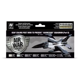   Vallejo - USAF colors post WWII to present Aggressor Squadron Part II