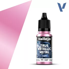 Vallejo - True Metallic Metal Light Crimson Magenta 18 ml
