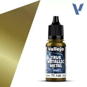 Vallejo - True Metallic Metal Base Greenish Gold 18 ml