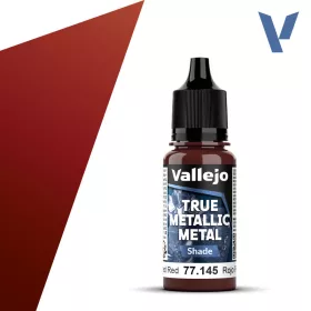 Vallejo - True Metallic Metal Shade Forged Red 18 ml