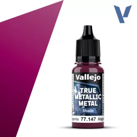 Vallejo - True Metallic Metal Shade Crimson Magenta 18 ml