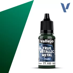 Vallejo - True Metallic Metal Shade Beetle Green 18 ml