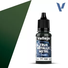 Vallejo - True Metallic Metal Shade Amber Green 18 ml
