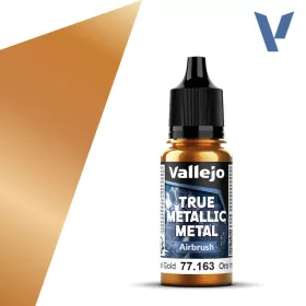 Vallejo - True Metallic Metal Airbrush Imperial Gold 18 ml