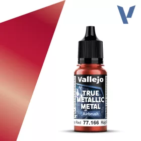 Vallejo - True Metallic Metal Airbrush Ruby Red 18 ml