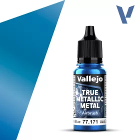 Vallejo - True Metallic Metal Airbrush Sapphire Blue 18 ml